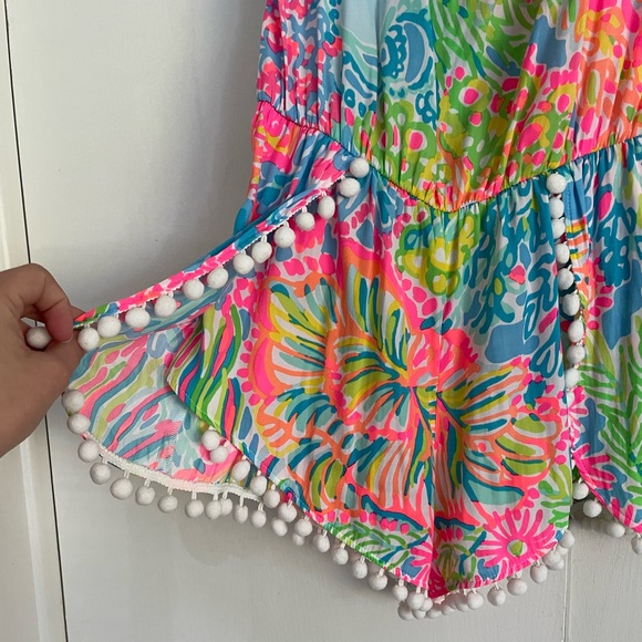 Lilly Pulitzer Daisy Strapless Romper - Picture 4 of 8